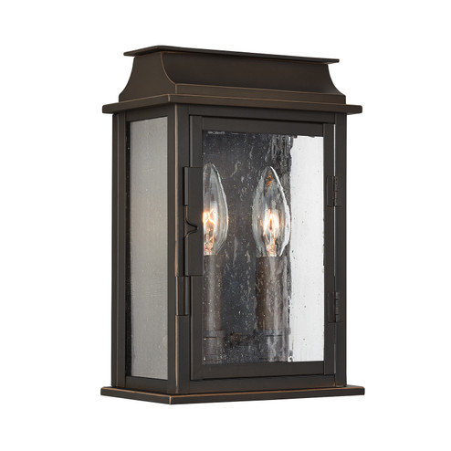 Bolton Two Light Outdoor Wall Lantern in Oiled Bronze (65|936821OZ)