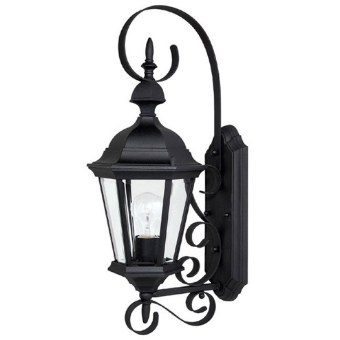 Carriage House One Light Outdoor Wall Lantern in Black (65|9721BK)