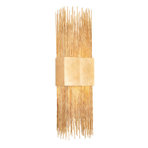 Sabine Two Light Wall Sconce in Vintage Gold Leaf (68|326-02-VGL)