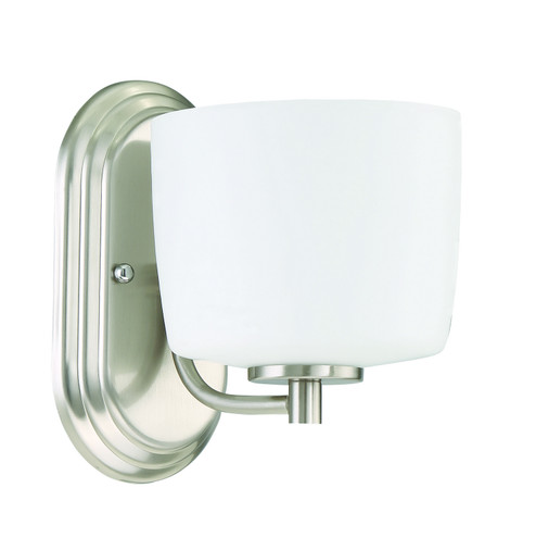 Clarendon One Light Wall Sconce in Brushed Polished Nickel (46|43501-BNK)