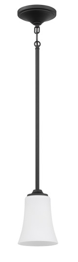 Gwyneth One Light Mini Pendant in Flat Black (46|50491-FB-WG)