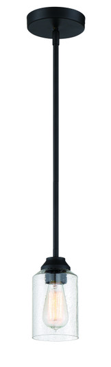 Chicago One Light Mini Pendant in Flat Black (46|53191-FB)
