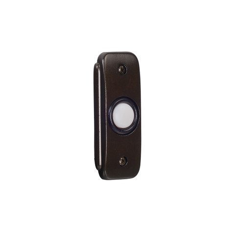 Push Button-Recessed Stepped Rectangle Lighted Push Button in Bronze (46|BR2-BZ)