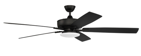 Super Pro 112 60'' Ceiling Fan in Flat Black (46|S112FB5-60FBGW)
