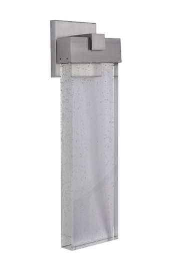 Aria LED Wall Lantern in Satin Aluminum (46|Z1624-SA-LED)