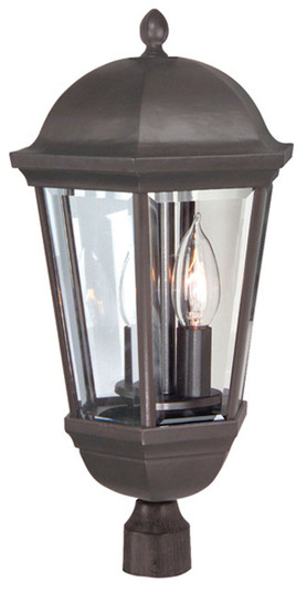 Britannia Three Light Post Mount in Oiled Bronze (Outdoor) (46|Z3025-OBO)