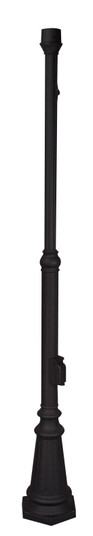 Pad Mounts, Posts 80'' Pad Mount Post in Textured Black (46|Z8984-TB)