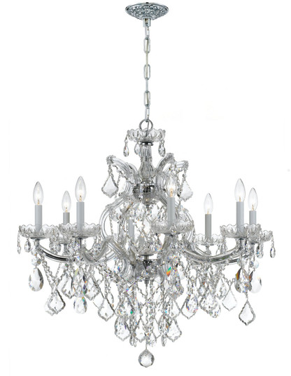 Maria Theresa Nine Light Chandelier in Polished Chrome (60|4409-CH-CL-S)