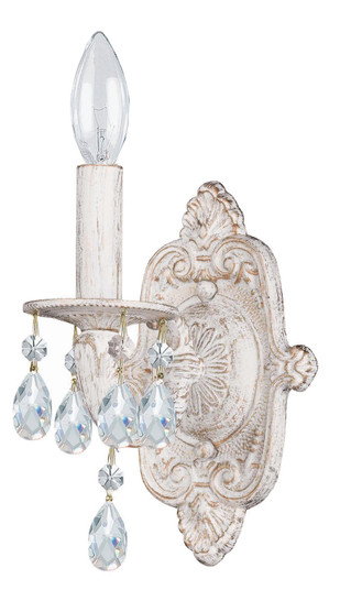Paris Market One Light Wall Sconce in Antique White (60|5021-AW-CL-S)