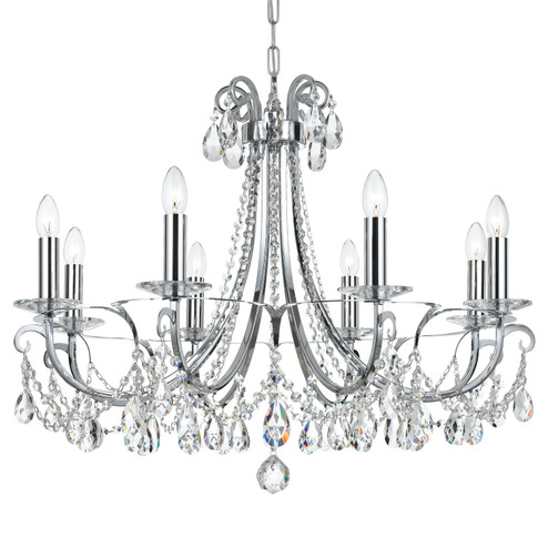 Othello Eight Light Chandelier in Polished Chrome (60|6828-CH-CL-S)