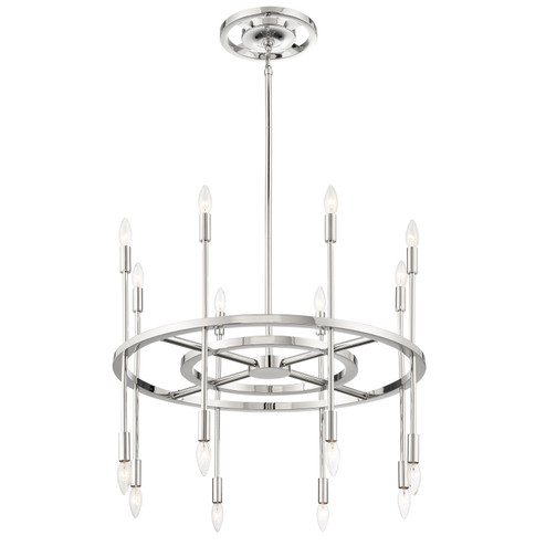 Aries 16 Light Chandelier in Polished Nickel (60|ARS-B4016-PN)