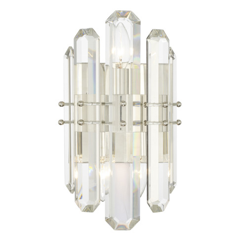 Bolton Two Light Wall Sconce in Polished Nickel (60|BOL-8882-PN)