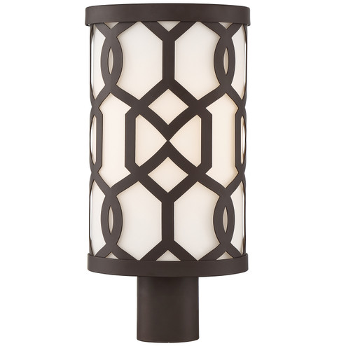 Jennings One Light Outdoor Post Mount in Dark Bronze (60|JEN-2207-DB)