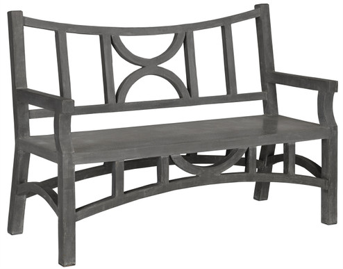 Colesden Bench in Dark Gray/Faux Bois (142|2000-0011)