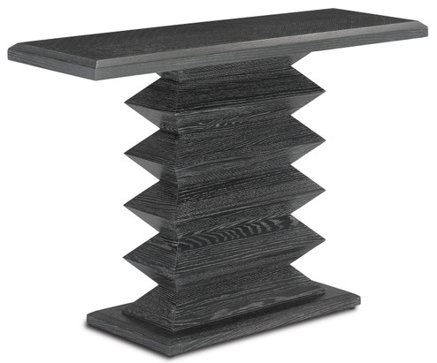 Sayan Console Table in Cerused Black (142|3000-0163)