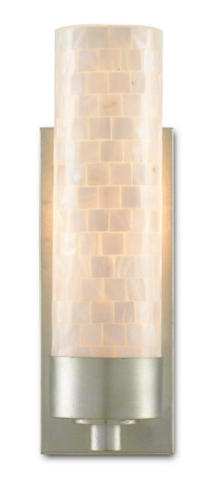 Abadan One Light Wall Sconce in Pearl/Silver Leaf (142|5000-0158)