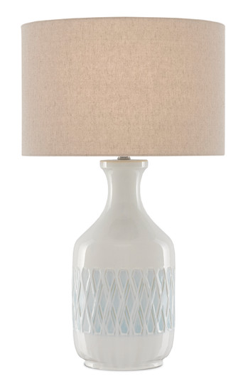 Samba One Light Table Lamp in White/Sky Blue (142|6000-0516)