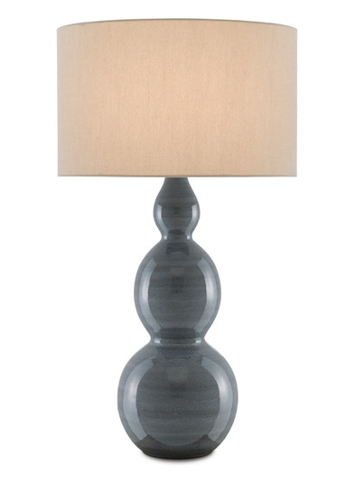 Cymbeline One Light Table Lamp in Steel Blue/Antique Brass (142|6000-0676)