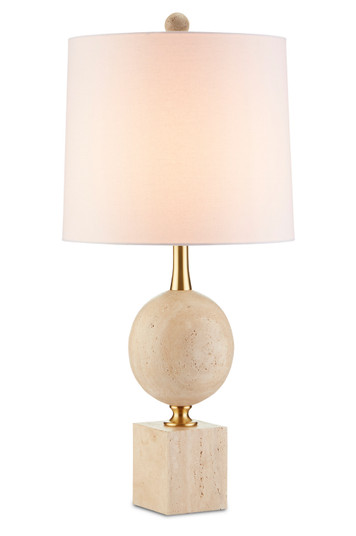 Adorno One Light Table Lamp in Natural/Beige/Antique Brass (142|6000-0718)