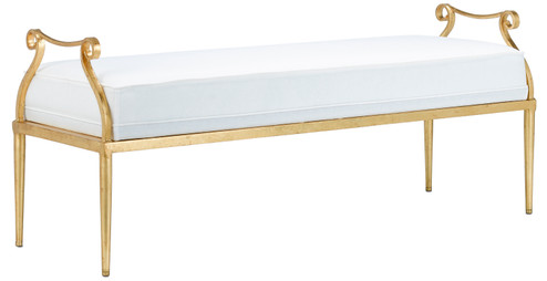 Genevieve Bench in Grecian Gold (142|7000-1041)
