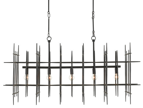 Steelhouse Five Light Chandelier in Blacksmith (142|9000-0809)