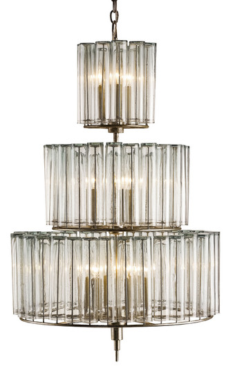 Bevilacqua 12 Light Chandelier in Silver Leaf (142|9309)