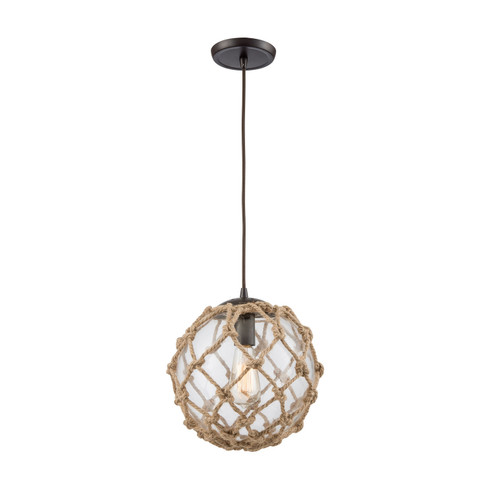 Coastal Inlet One Light Mini Pendant in Oil Rubbed Bronze (45|10715/1)