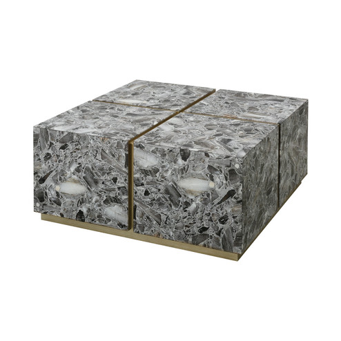 Crystalline Coffee Table in Gray Agate (45|1114-409)