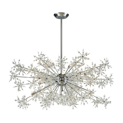 Snowburst 20 Light Chandelier in Polished Chrome (45|11896/20)