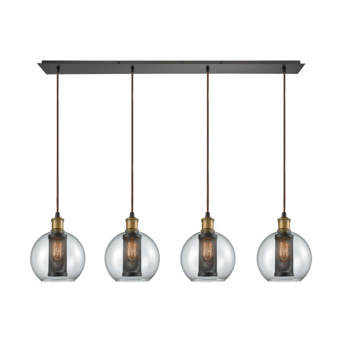 Bremington Four Light Pendant in Oil Rubbed Bronze (45|14530/4LP)