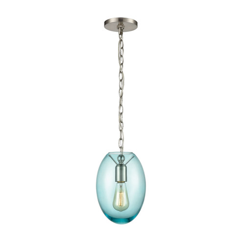 Ellipsa One Light Mini Pendant in Satin Nickel (45|30060/1)