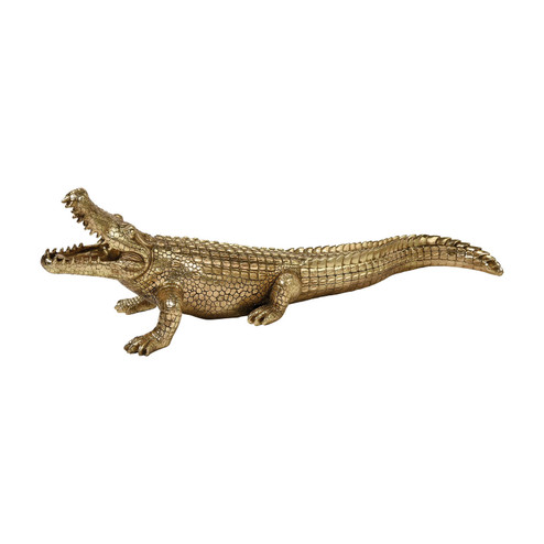 What a Croc Sculpture in Gold (45|3212-1050)