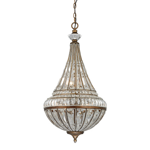 Empire Six Light Chandelier in Mocha (45|46047/6)