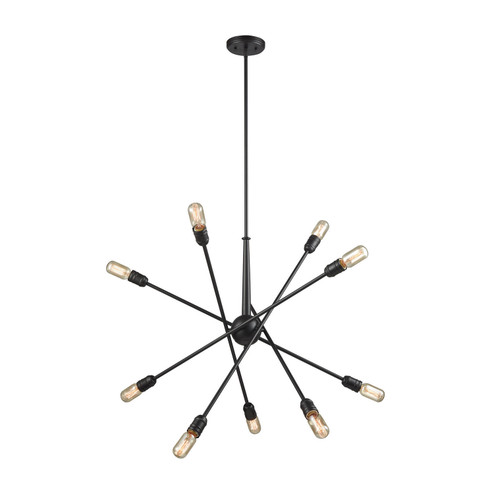 Delphine Ten Light Chandelier in Oil Rubbed Bronze (45|46228/10)