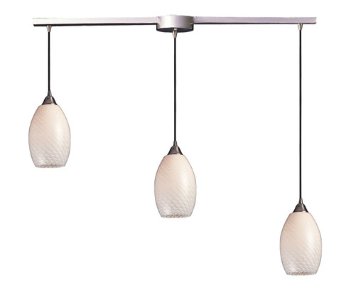 Mulinello Three Light Pendant in Satin Nickel (45|517-3L-WS)