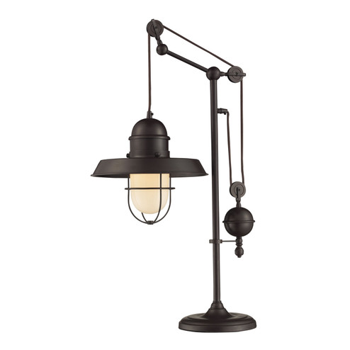 Farmhouse One Light Table Lamp in Oil Rubbed Bronze (45|65072-1)