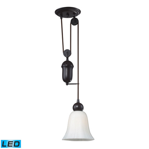 Farmhouse LED Mini Pendant in Oiled Bronze (45|65090-1-LED)