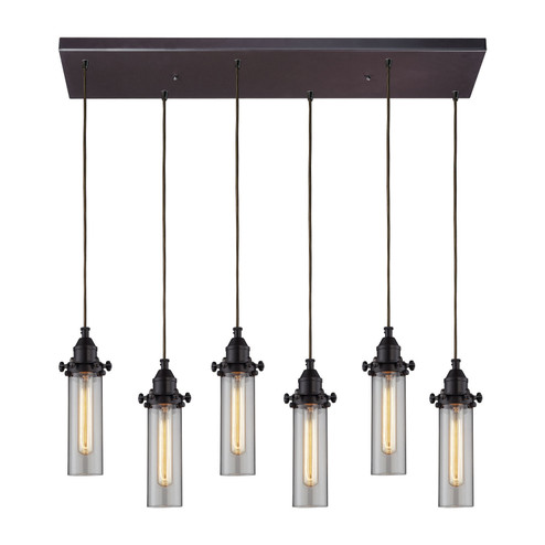 Fulton Six Light Pendant in Oil Rubbed Bronze (45|66326/6RC)