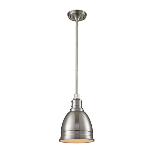 Carolton One Light Mini Pendant in Brushed Nickel (45|66850/1)