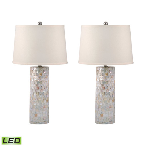 Mother of Pearl LED Table Lamp in Natural (45|812/S2-LED)