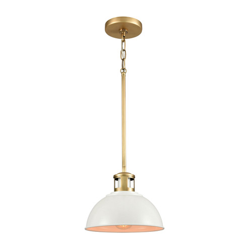 Lyndon One Light Mini Pendant in White (45|89017/1)