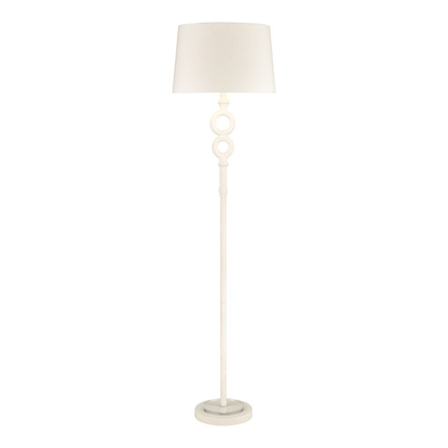 Hammered Home One Light Floor Lamp in Dry White (45|D4698)