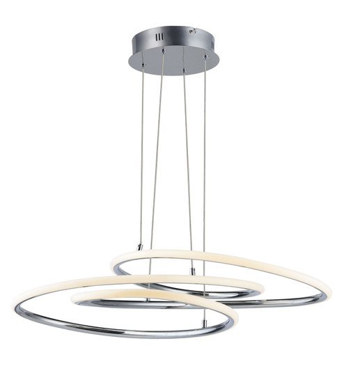 Coaster LED Pendant in Polished Chrome (86|E24132-PC)