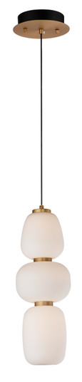 Soji LED Pendant in Black / Gold (86|E25067-92BKGLD)