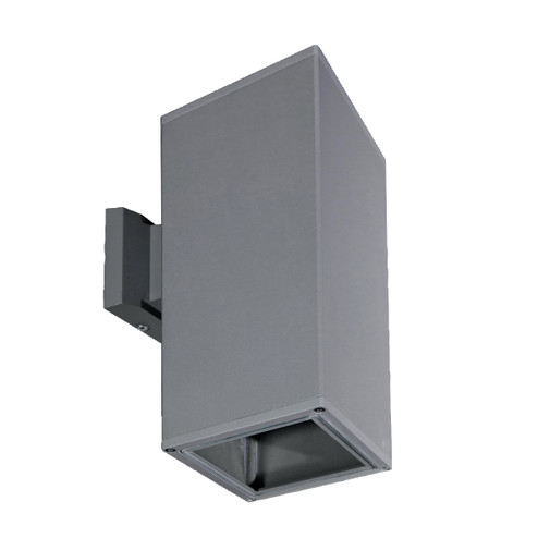 ARCHITECTURAL OUTDOOR OUTDR,WLLMNT,50W GU10,SQ,UPDN in Grey (40|19209-012)