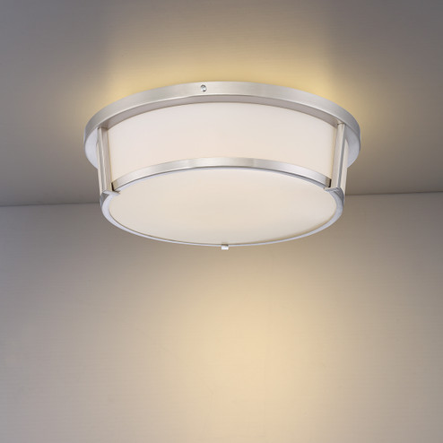 Java JAVA,LED FLUSHMOUNT,18W,SN in Satin Nickel (40|30140-011)