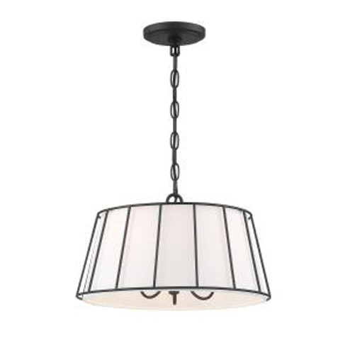 Adelaide Three Light Pendant in Matte Black (40|38272-011)