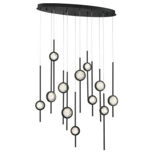 Barletta LED Chandelier in Black (40|39466-013)
