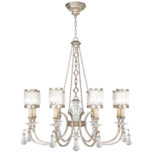 Eaton Place Eight Light Chandelier in Silver (48|585240-2ST)