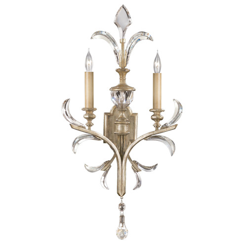 Beveled Arcs Two Light Wall Sconce in Silver (48|704850ST)